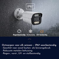 Beveiligingscamerasysteem - 8MP Bullet camera
