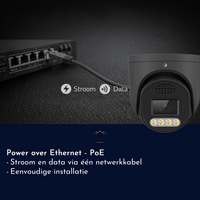 Beveiligingscamerasysteem - 8MP Dome camera - Wit